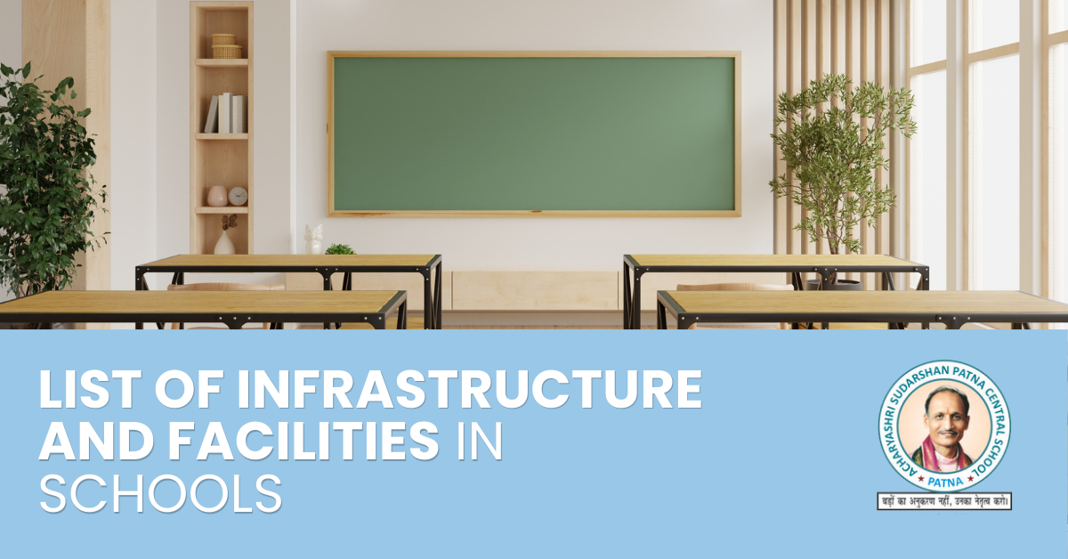 List Of Infrastructure and Facilities in Schools